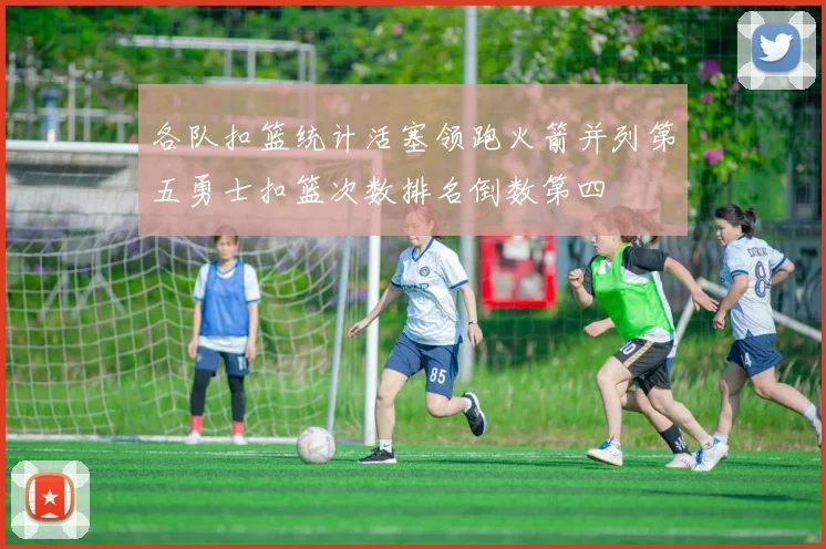 各队扣篮统计活塞领跑火箭并列第五勇士扣篮次数排名倒数第四
